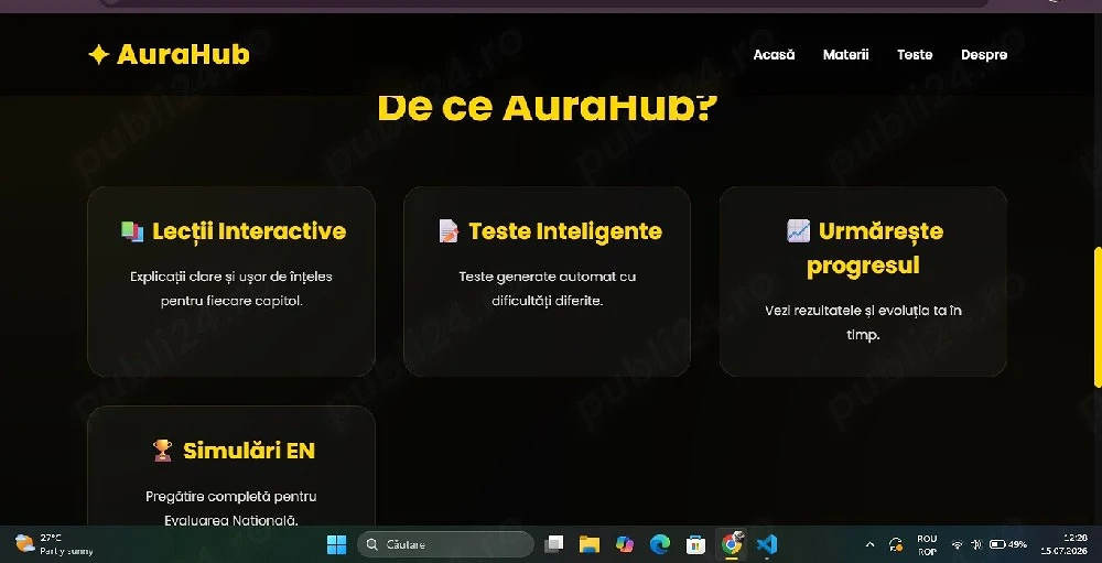 Fac site-uri, landing page, logo-uri, design + coduri HTML CSS JS | Rapid