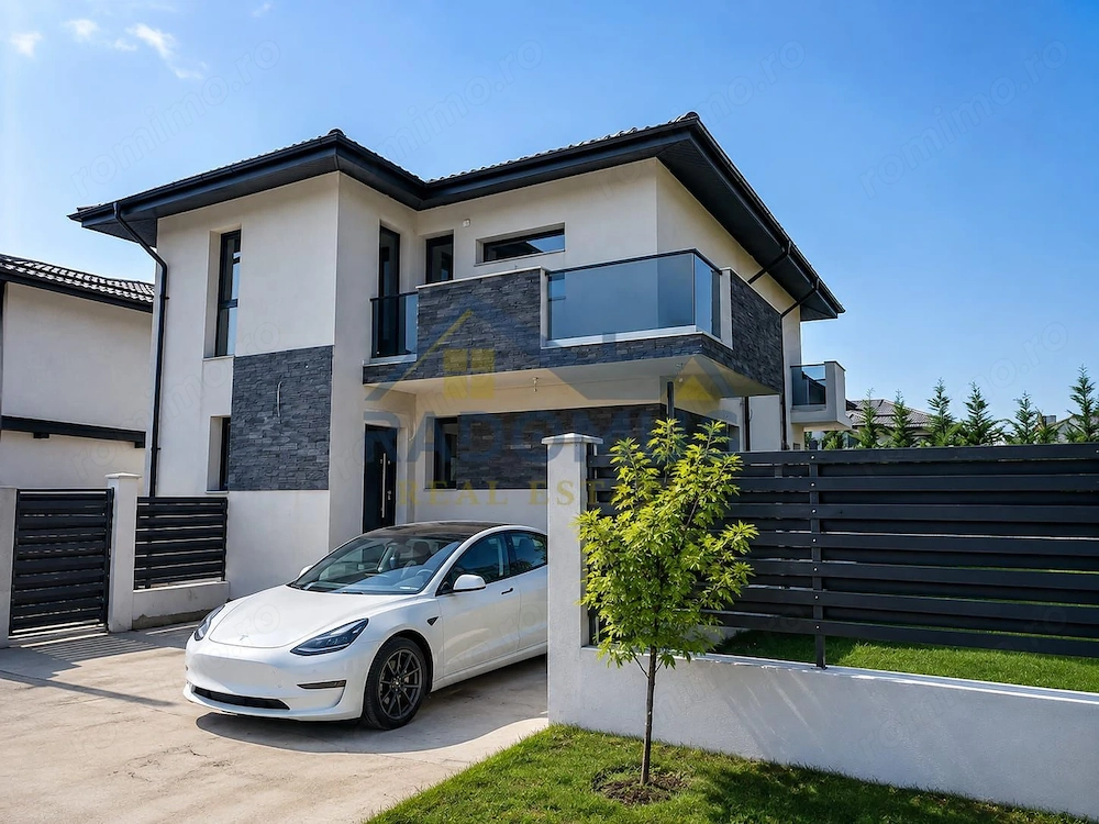 Casă Berceni | Complex Privat | Panouri Fotovoltaice | Teren 360 mp