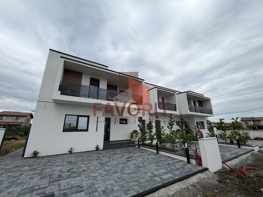 Triplex in Sacalaz | Finisaje premium | 4 camere | Asfalt | 2 balcoane