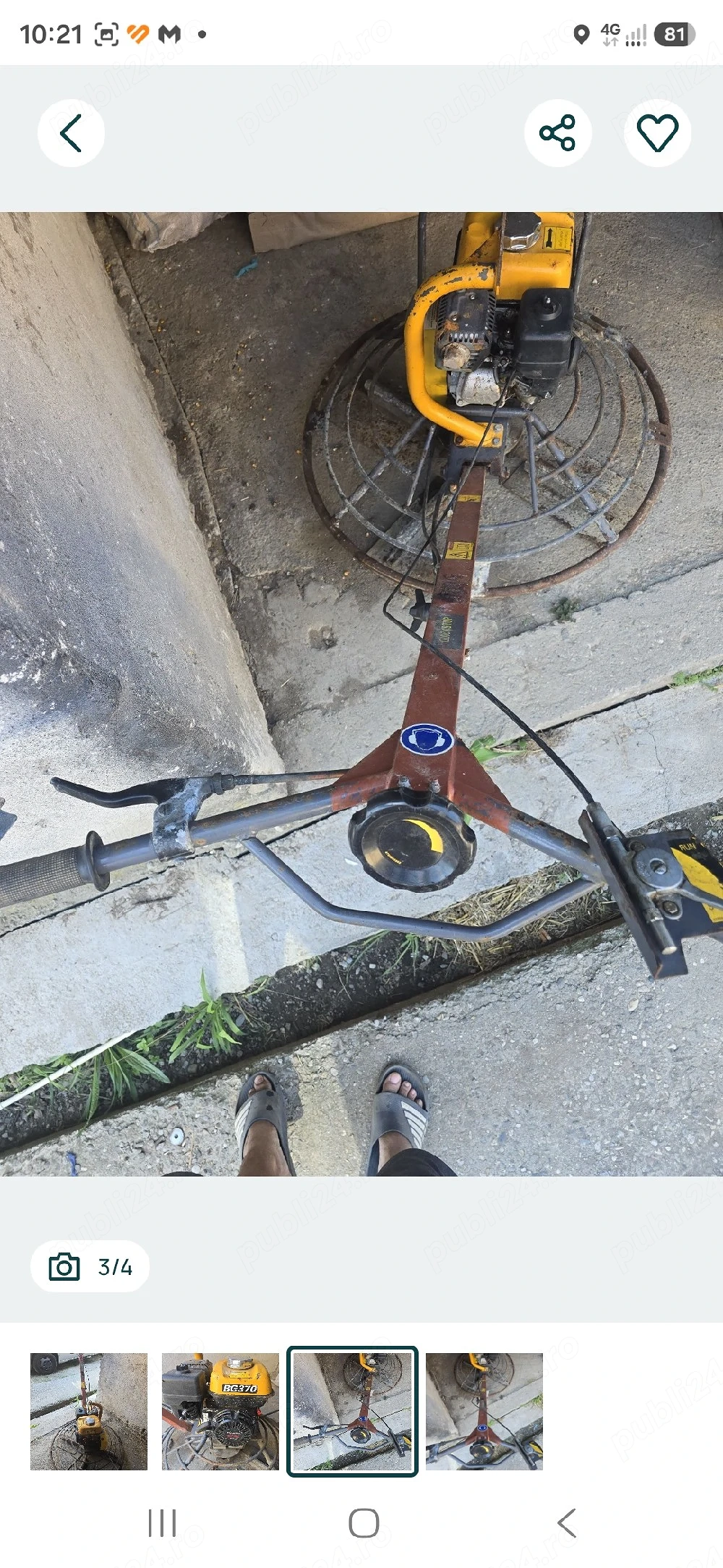 Elicopter beton 