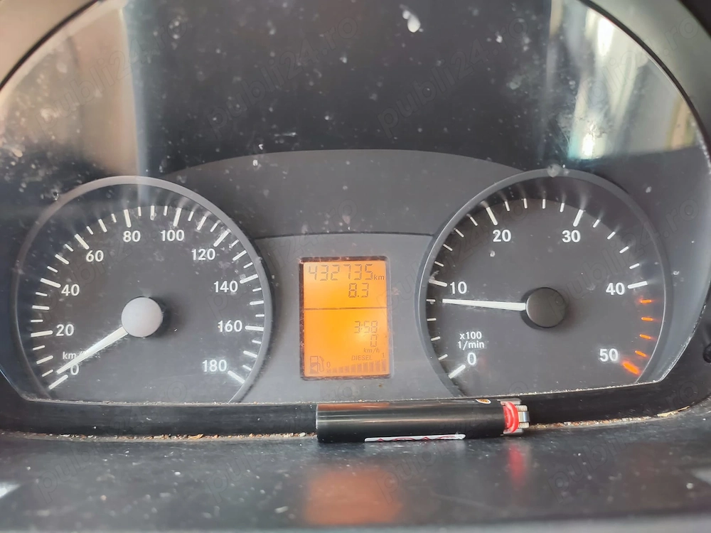 Vand Mercedes-Benz Sprinter 3,5 t   prelată   cabină de dormit   432.735 km