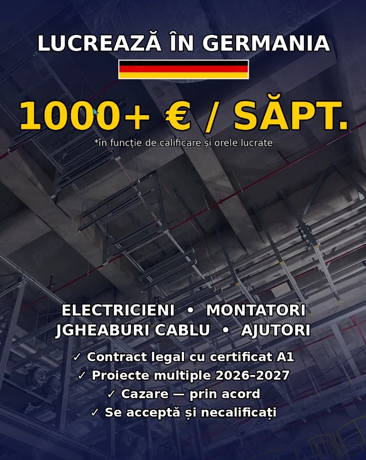 Căutăm firme de instalații electrice pentru proiect multianual în Germania (Brandenburg)
