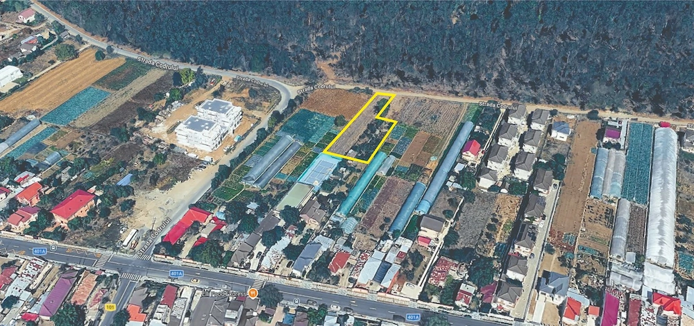 Vânzare teren 2360 mp în Măgurele, strada Codrului