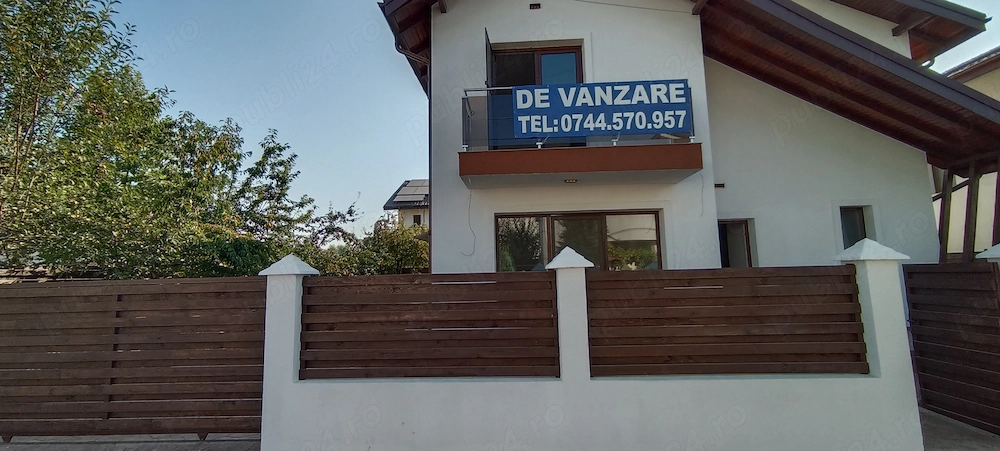 Berceni- Comuna, Str.Miorita   Vila, parter, etaj si masarda amenajata, 4 camere, 2 bai, beci
