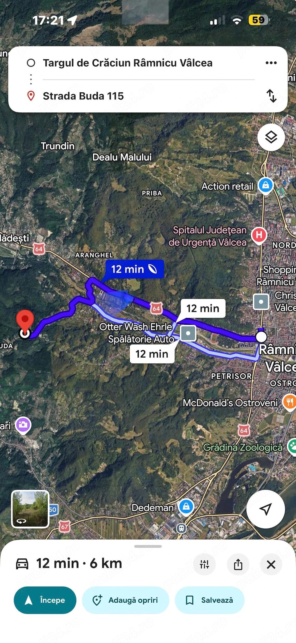 Teren de vânzare Ocnele Mari   Râmnicu Vâlcea
