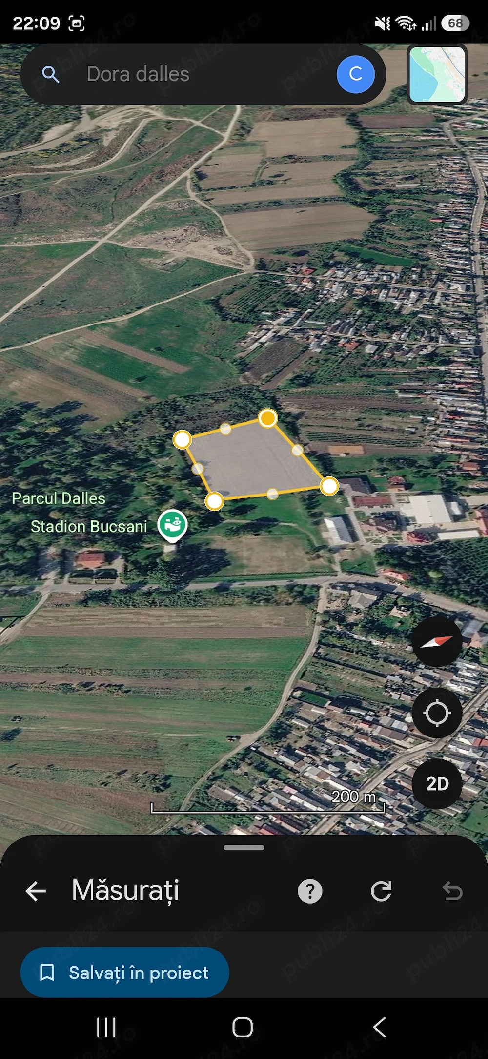 Teren intravilan Bucsani 12500 mp