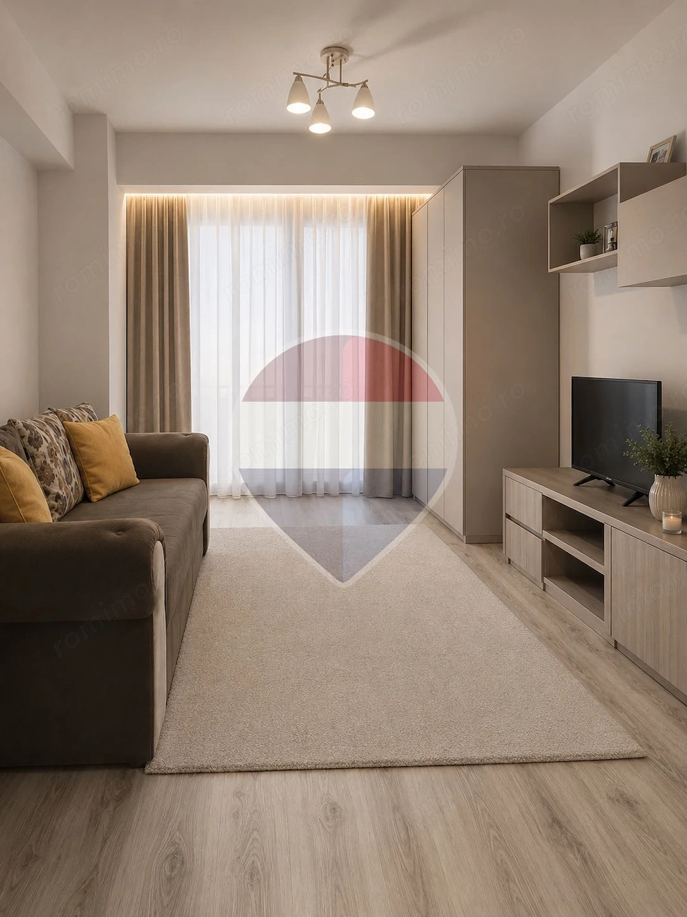 Apartament 1 cameră · Bloc nou · Baza 3 · Parter · 380 €/lună