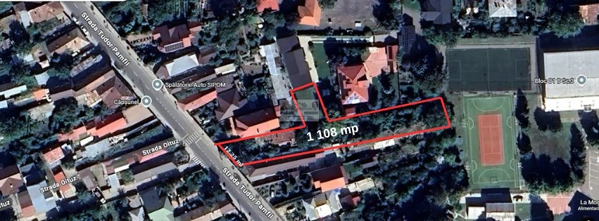 Teren si casa de caramida str Tudor Pamfile / Tecuci