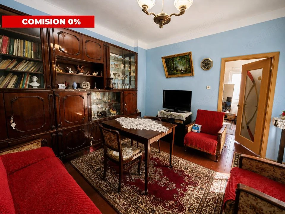 Apartament 2 camere | 43 mp | Zona centrală | Semidecomandat 