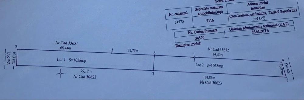 proprietar : teren intravilan isalnita 