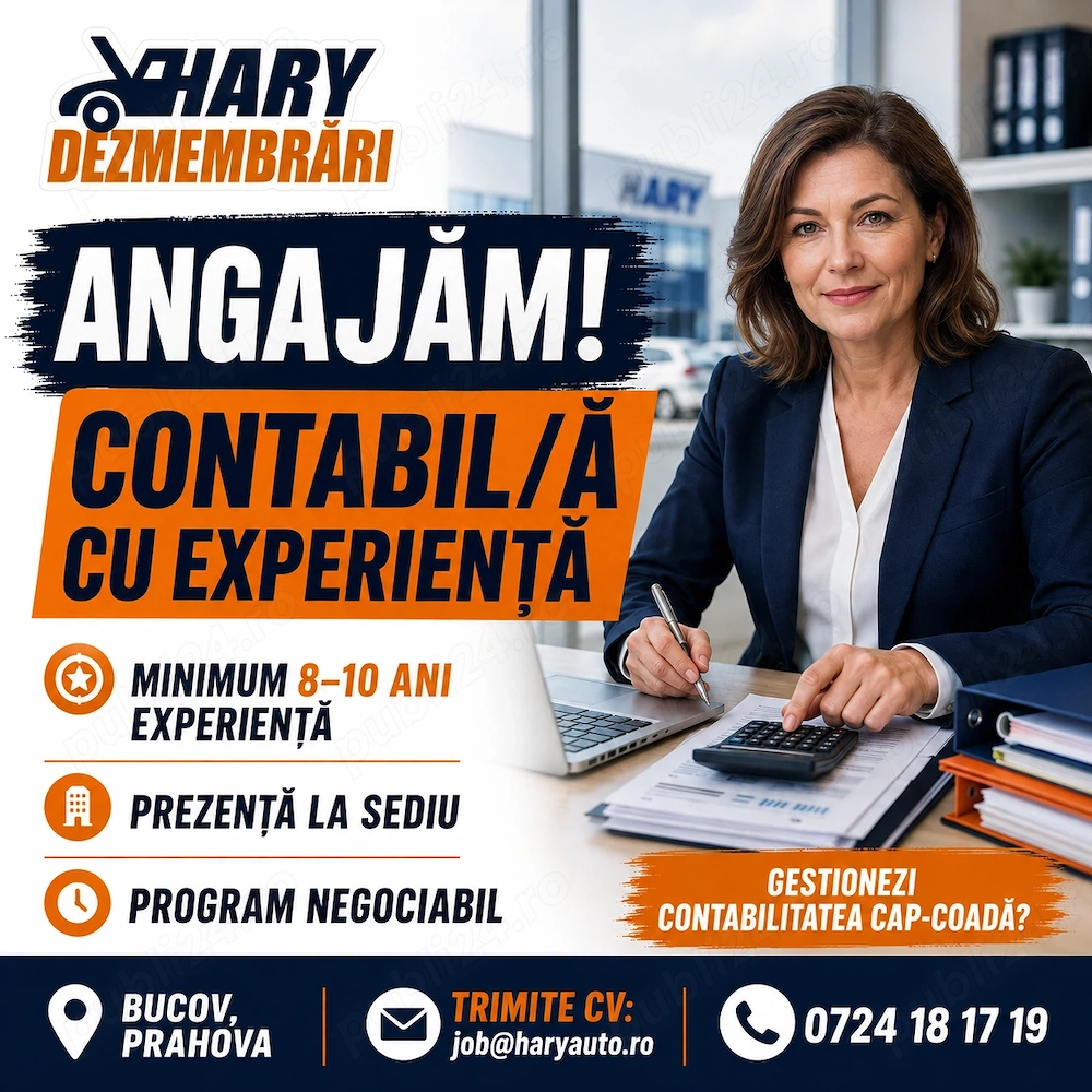 Angajam Contabil cu experienta