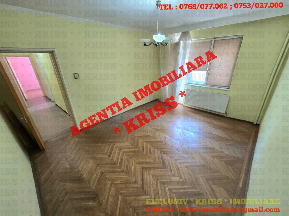 OFERTĂ!  Apartament 2 Camere TRIVALE Confort 1 Decomandat Etaj 1 Liber 56 Mp. Boxă 6 Mp. Centrală