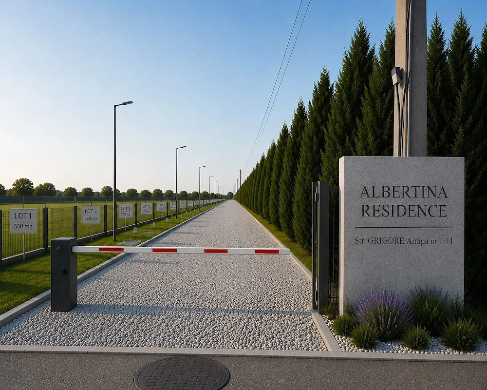 Teren de vânzare cu proiect de casa – Cartier Albertina, Grădiște