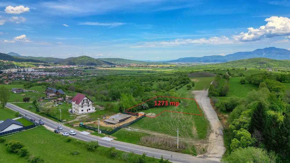 Teren intravilan 1273 mp zona Bran(Tohanita) la 4 km de Zarnesti