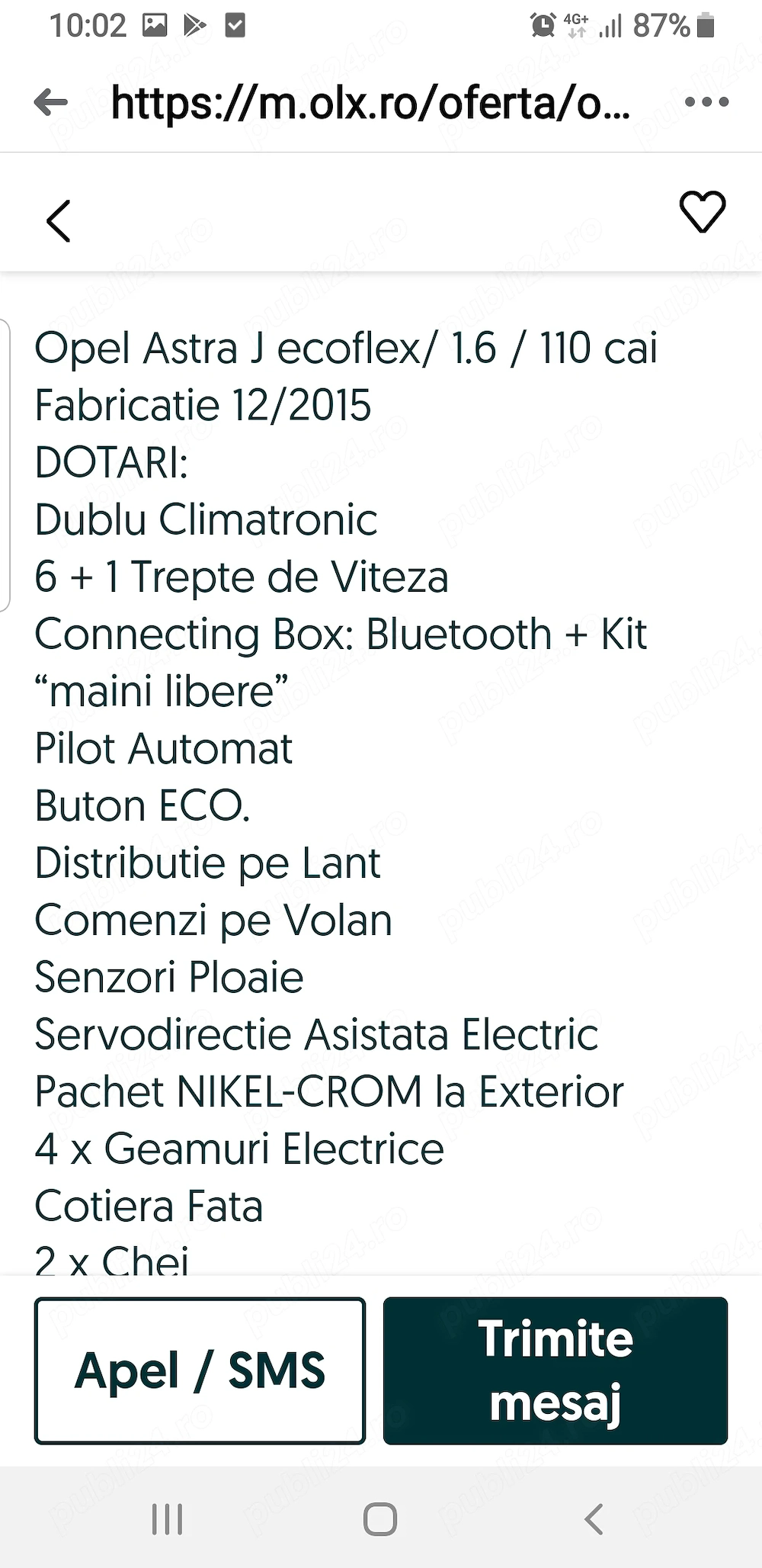 De vanzare  opel astra j