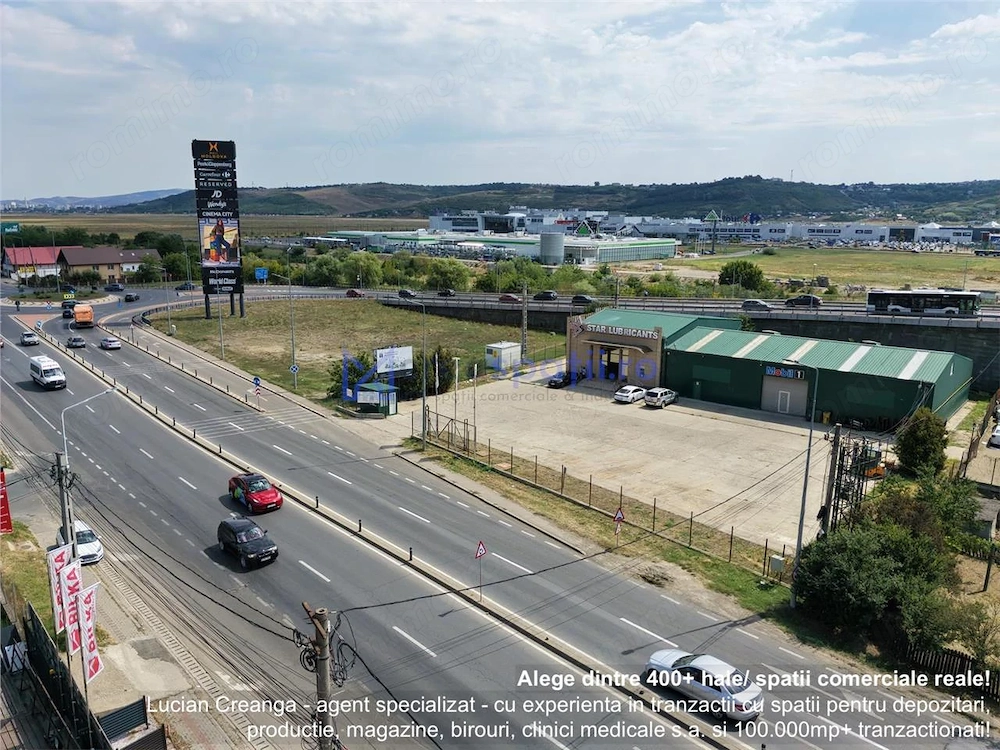 Spatii comerciale 330, 505, 835mp, sos. Pacurari, rond Mall Moldova