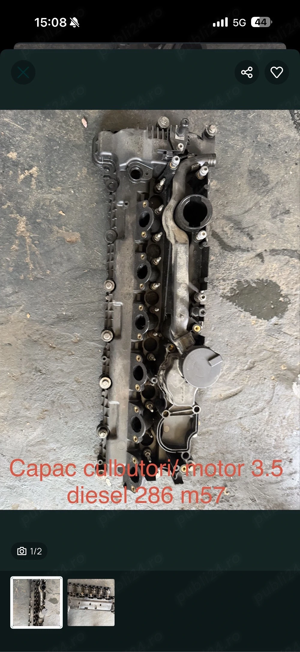 Capac culbutori BMW 3.0 Diesel 286 CP M57 (35d / 3.0sd) – Fără fisuri