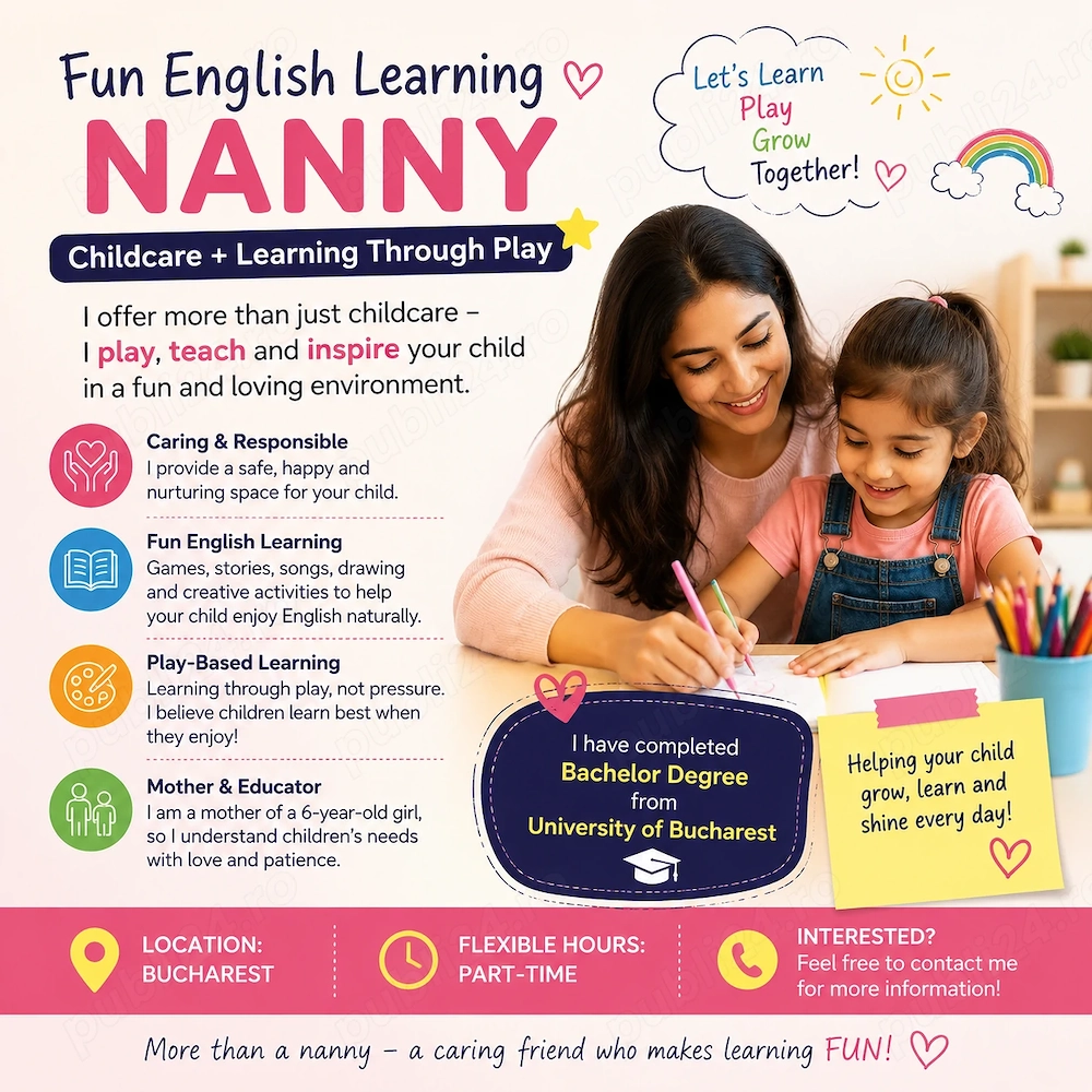 Fun English Learning Nanny   Childcare + Learning Through Play