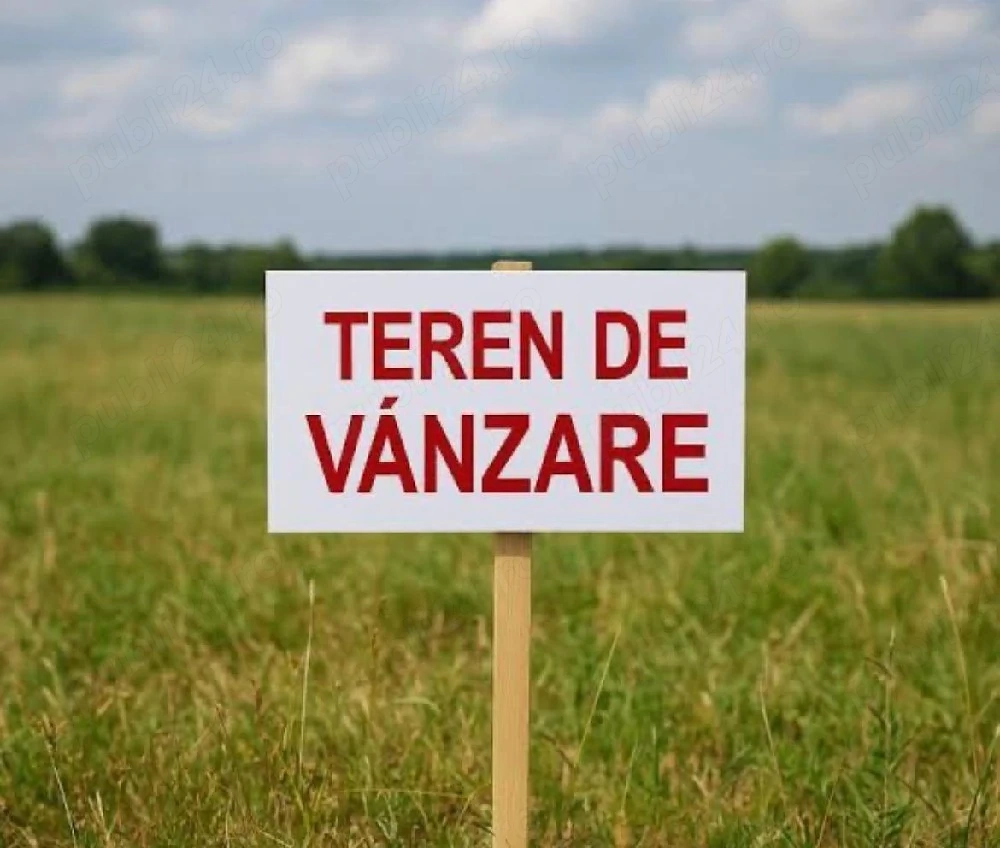 Teren intravilan 5 000 mp - preț convenabil