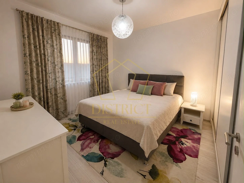 Apartament cu 2 camere si bucatarie inchisa, terasa de 17mp la etajul 2 in Giroc