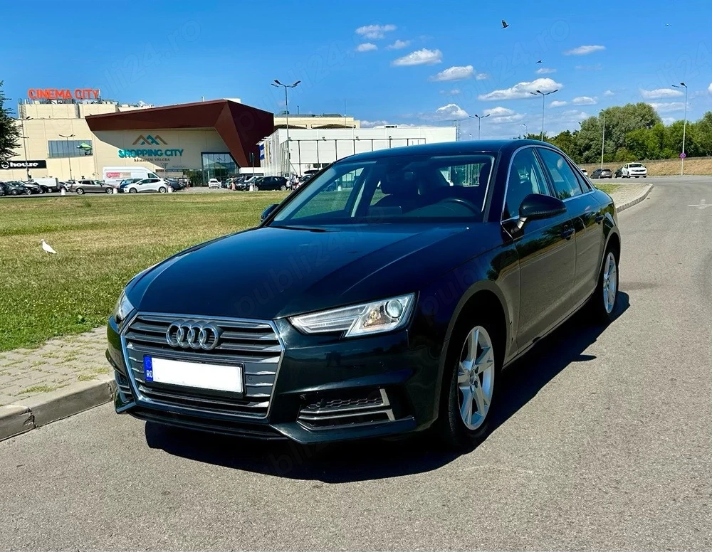 Audi A4 B9 2.0 TDI 150CP S-Tronic Automata   Interior Piele Maro   2016