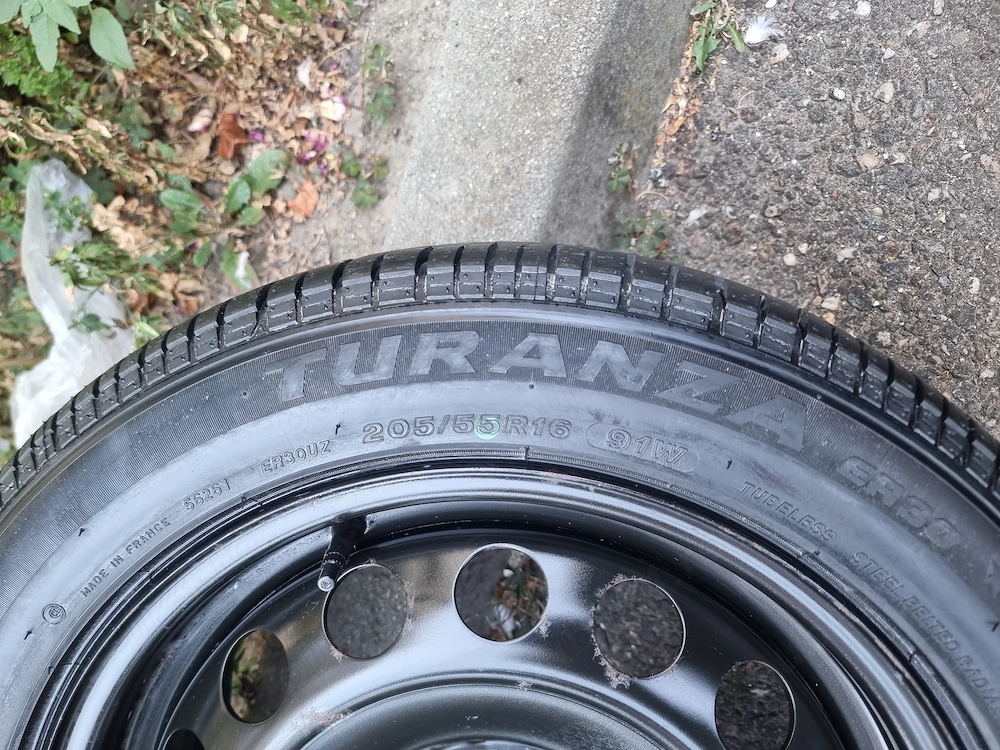 Roata rezerva VW-Audi-Skoda Bridgestone 205/55 R16 91W