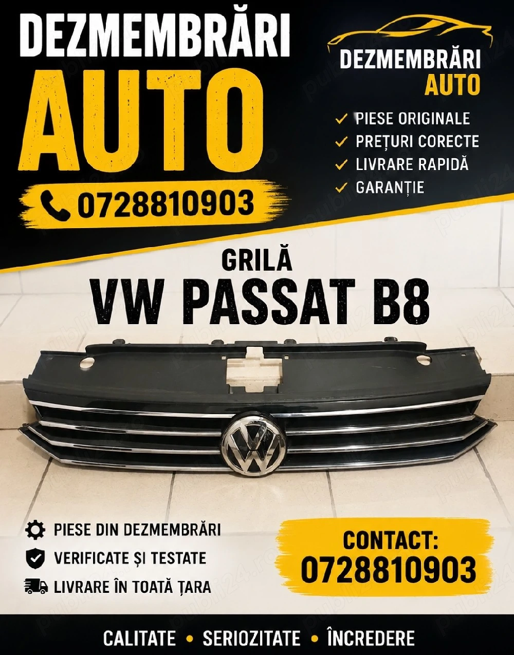 grila VW passat b8