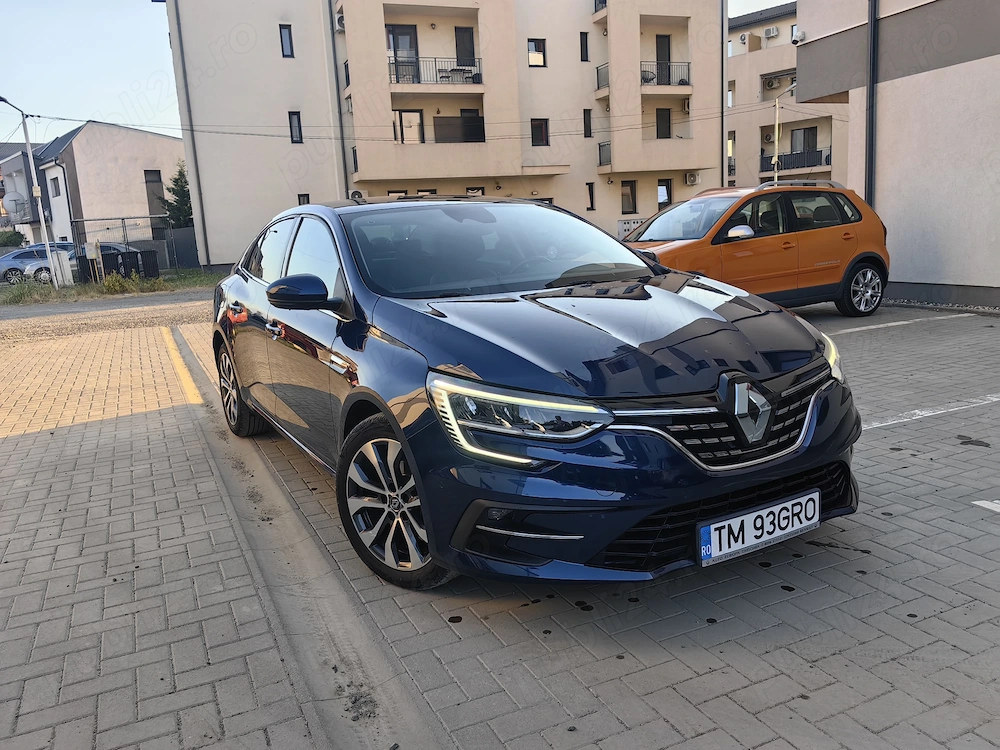 Renault Megane Sedan Intens TCe 140 EDC, 2022, 140 CP, garanție, 2 seturi roți
