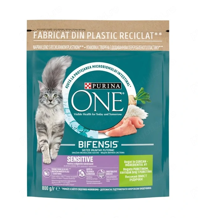 Hrana uscata pentru pisici adulte Purina Sensitive 800g