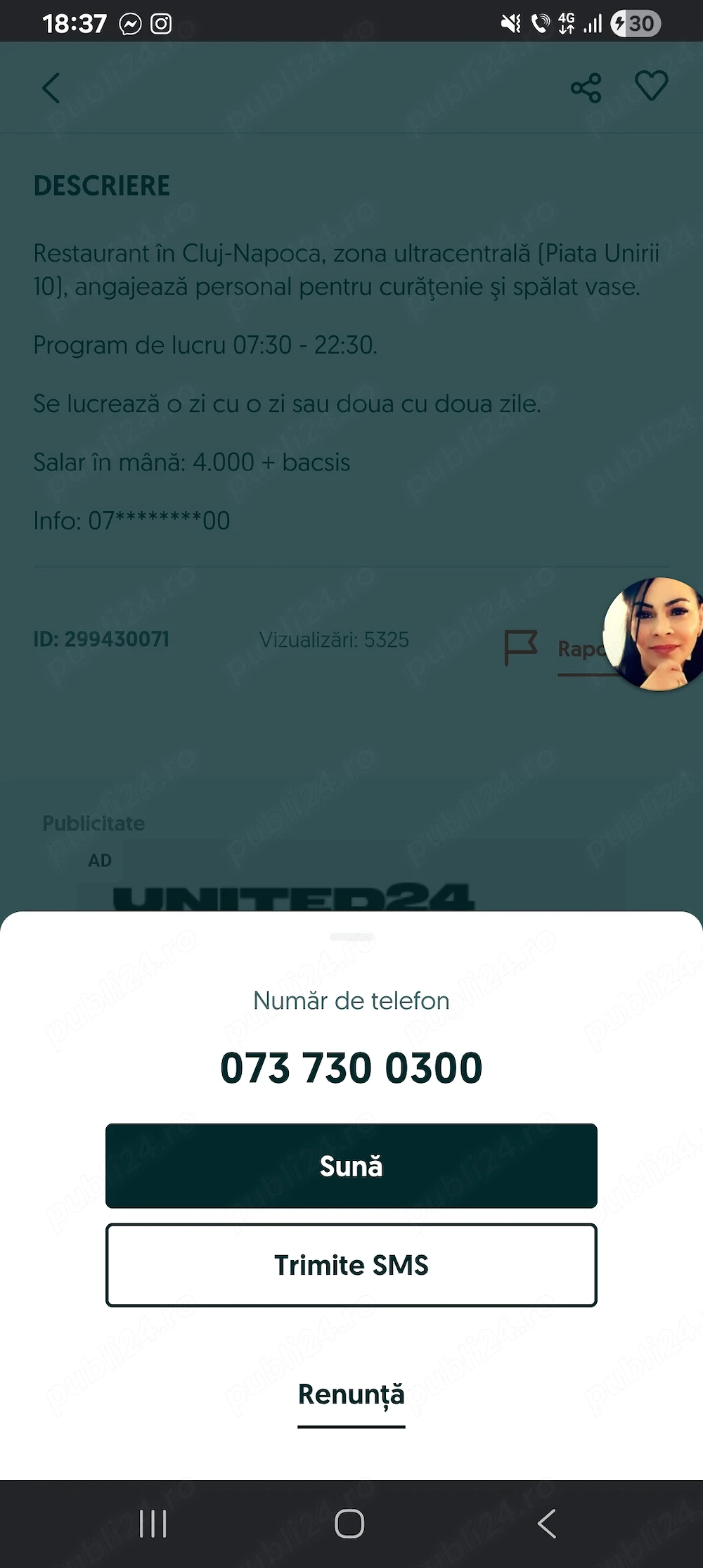 Caut de munca urgent cu program de part-time 