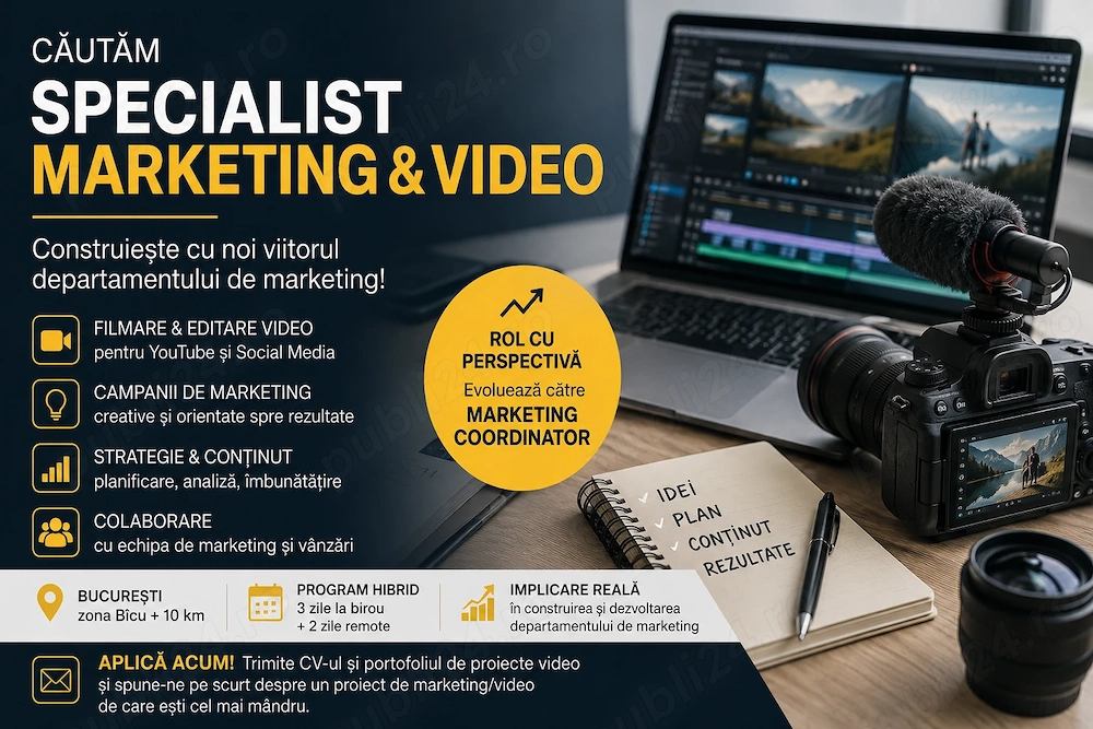 Specialist Marketing & Video, București, Bîcu+10km