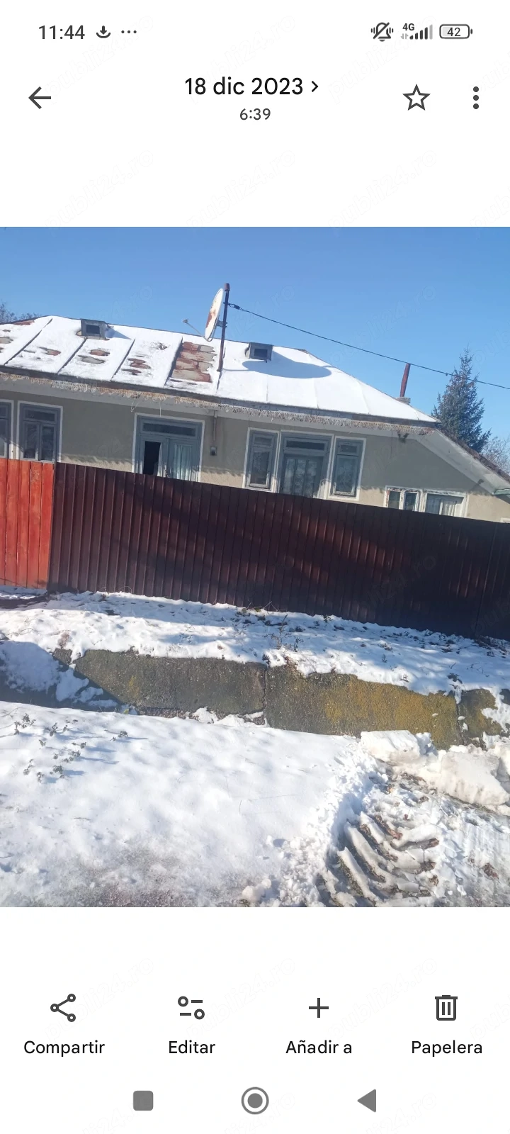 Vând casă în comuna pochidia , județul Vaslui 