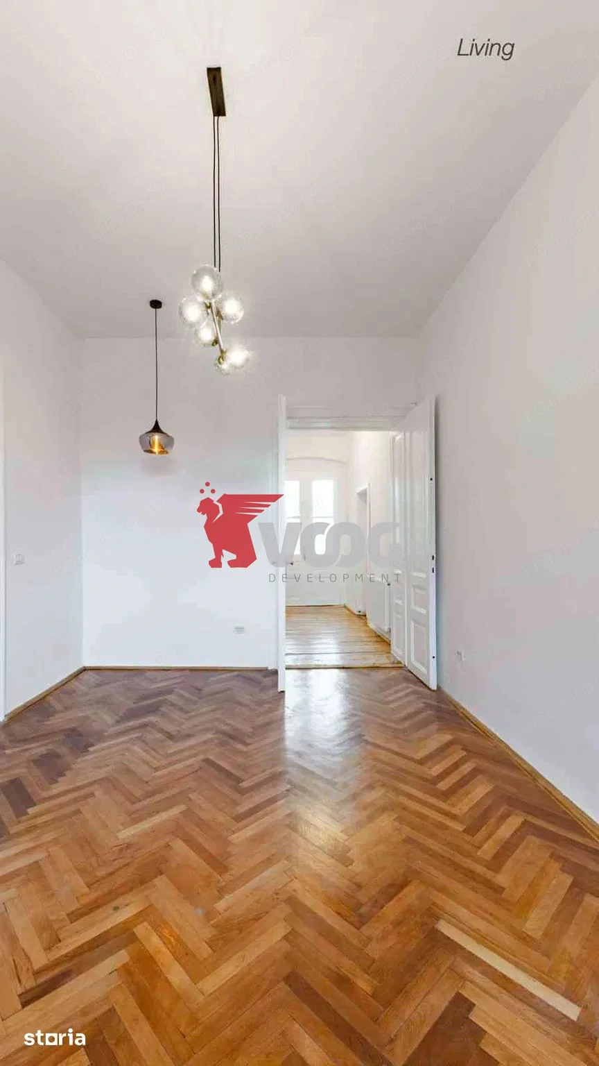 Apartament complet renovat, 3 camere, 2 bai, 91 mp, zona Bălcescu