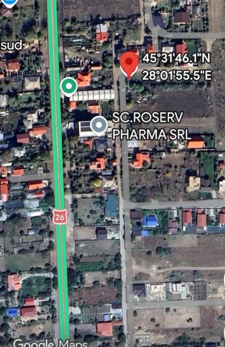 Vand 4000 mp teren extravilan in localitatea Vânători, judetul Galați
