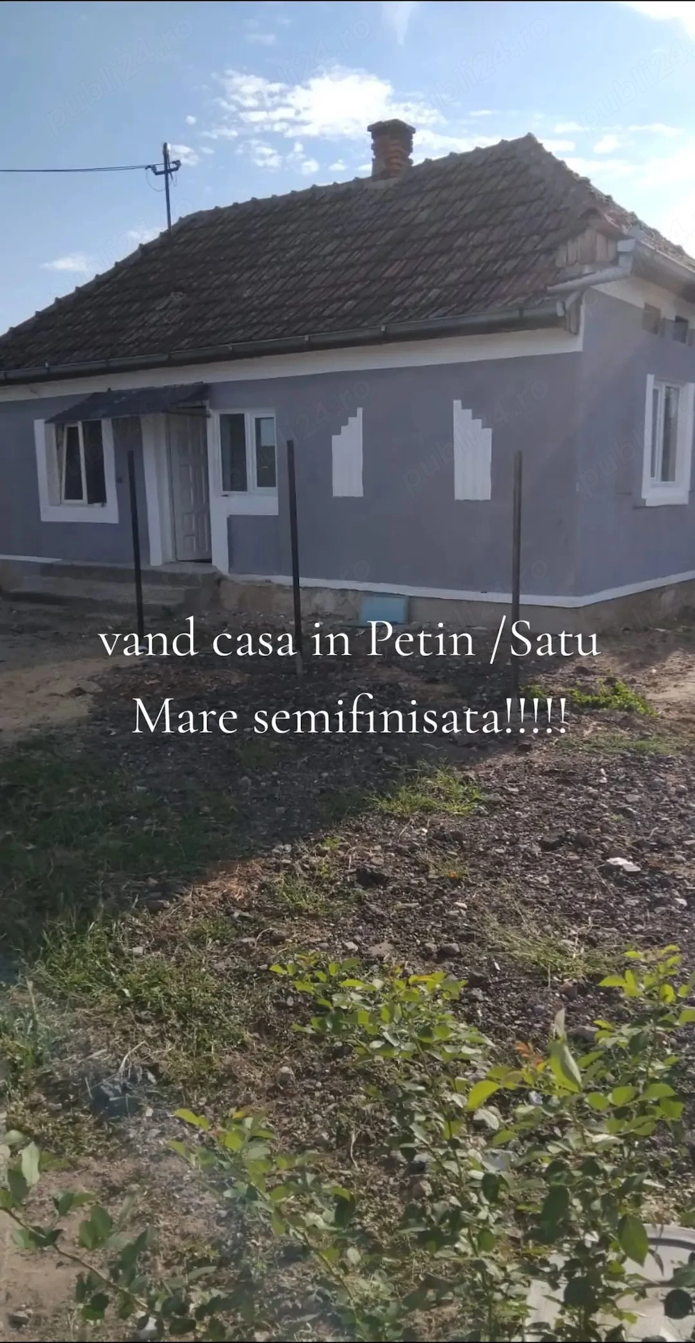 Vand casa in Petin Satu Mare 