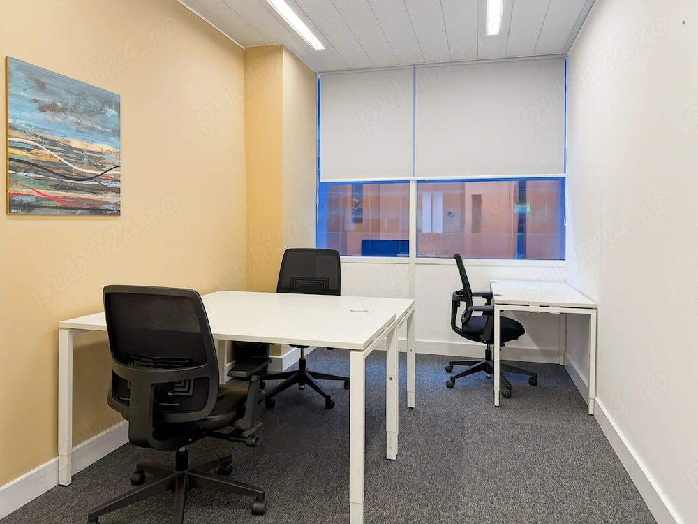 Spațiu de birou privat pentru 5 persoane în Regus Hermes