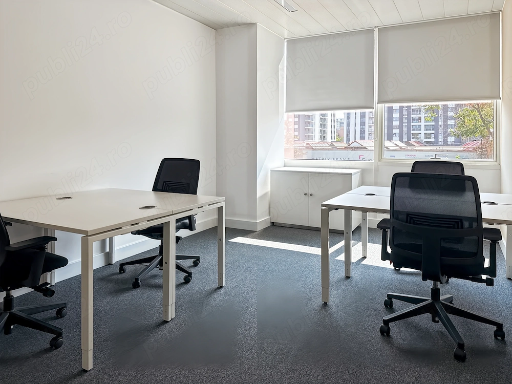 Spațiu de birou privat pentru 3 persoane în Regus Hermes