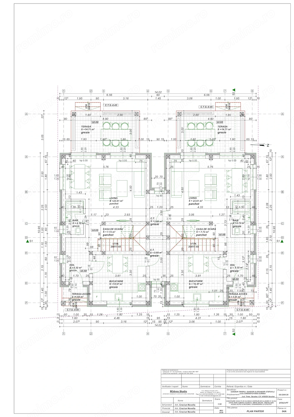 COMISION 0% | Duplex | 104 mp utili | 4 Camere | P+E | Săcălaz |