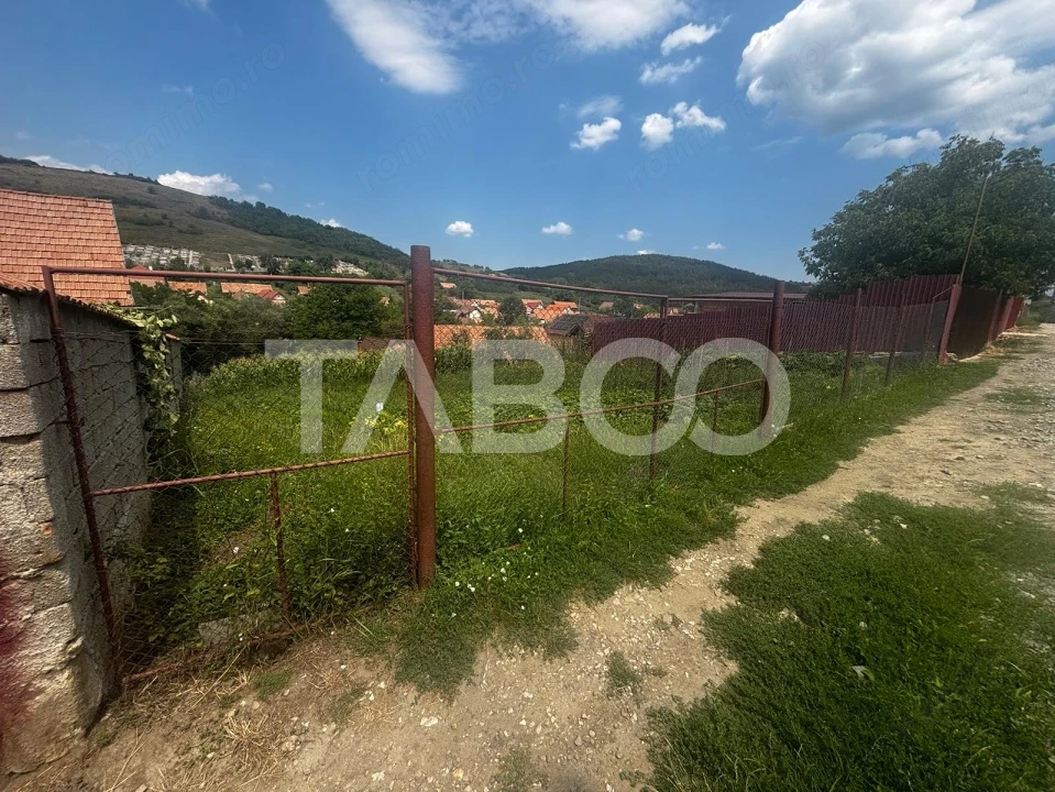 Teren de vanzare intravilan cu utilitati la strada  1116 mp Slimnic 
