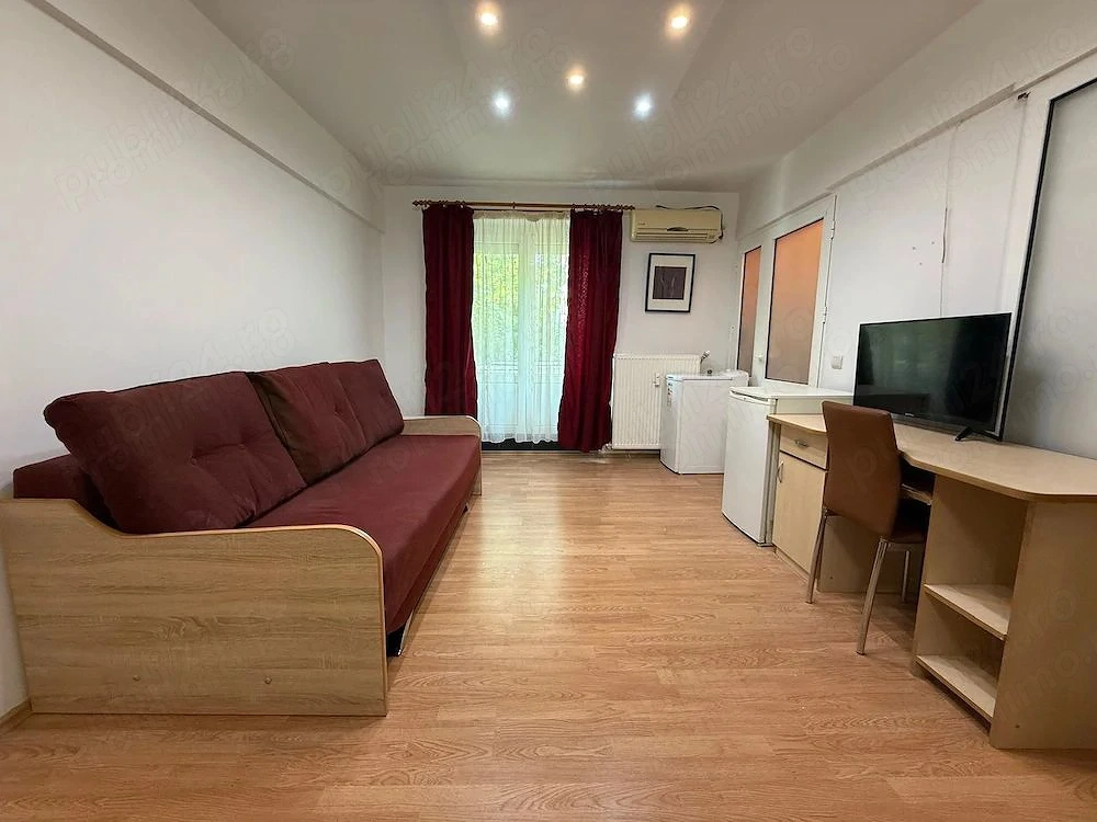 Garsonieră Arena Națională, etaj 1, bloc reabilitat, mobilată