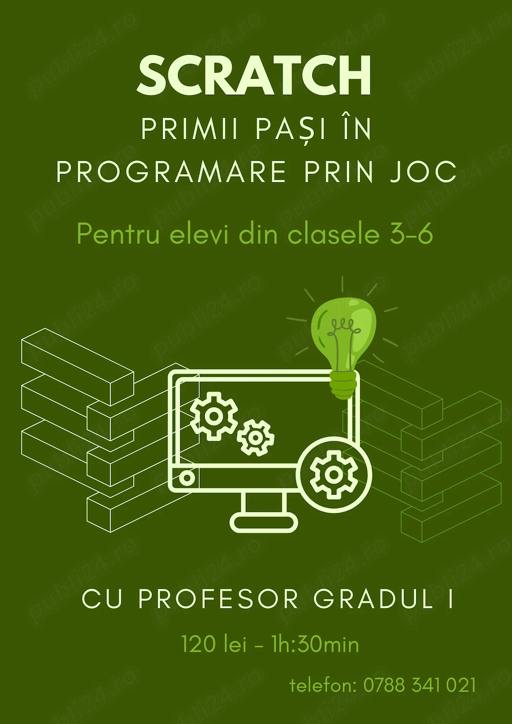 SCRATCH - primii pași în programare prin joc