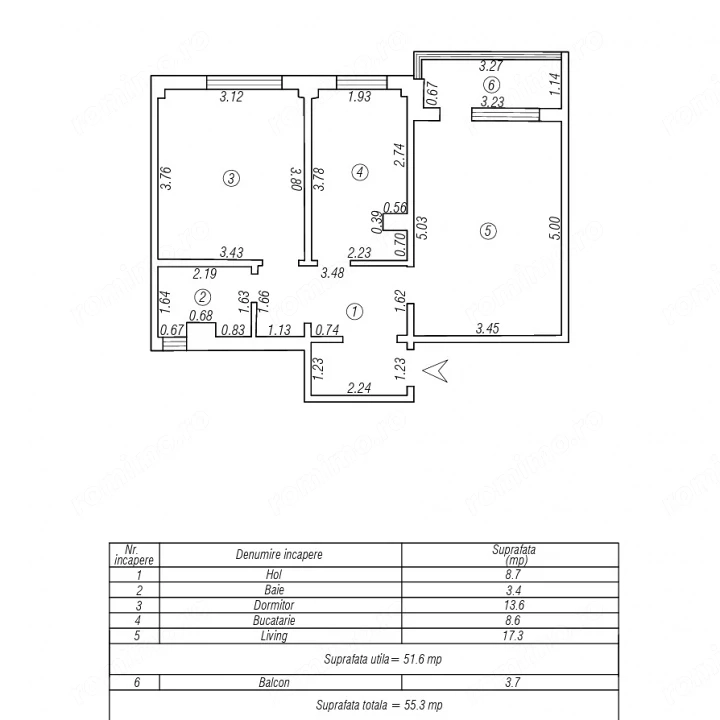 Apartament 2 camere decomandate, Tomis Nord - Boema / OMV