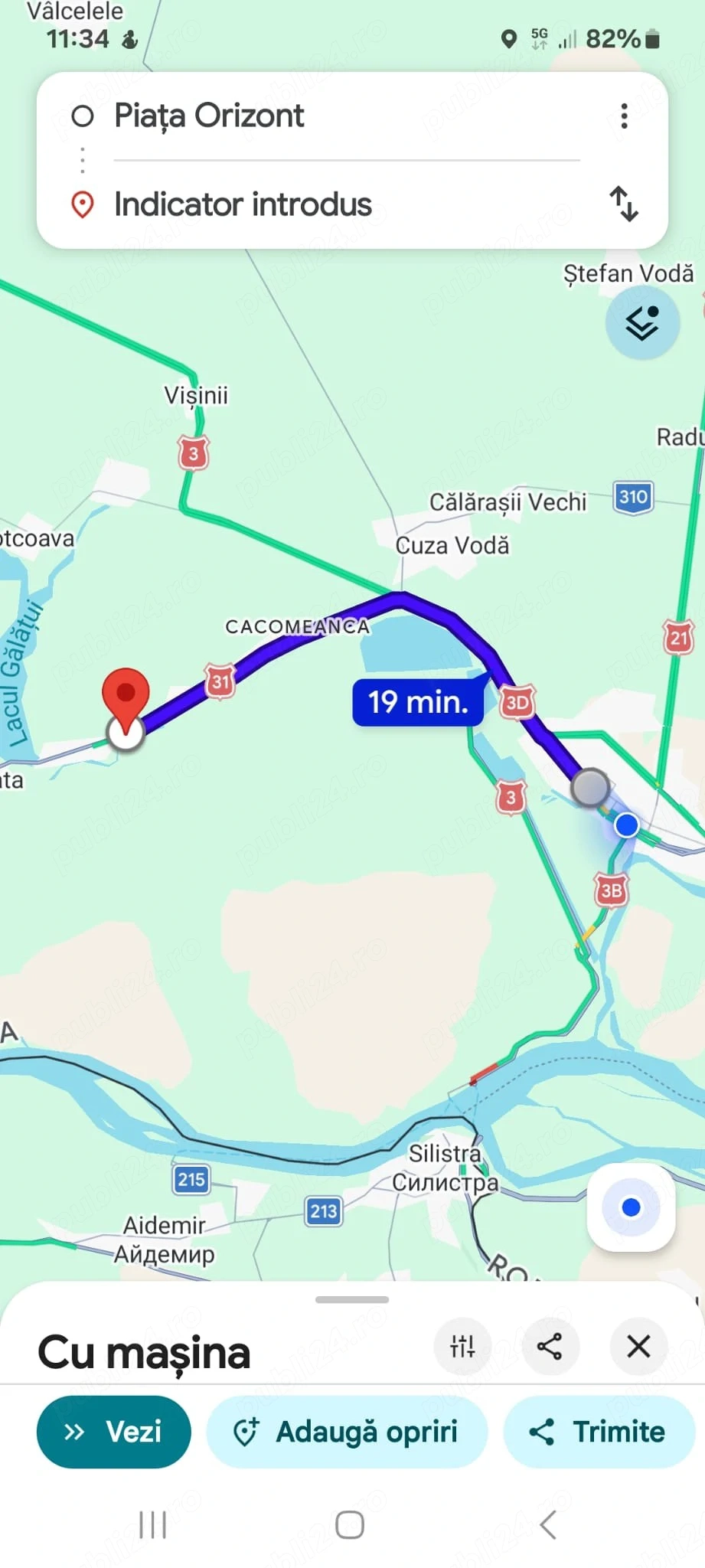 Teren intravilan în sat Rasa ;com Grădiștea 