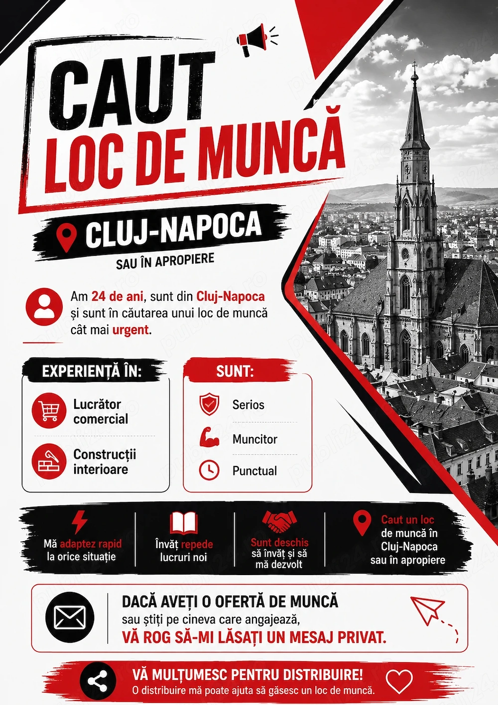 Caut un loc de munca URGENT multumesc