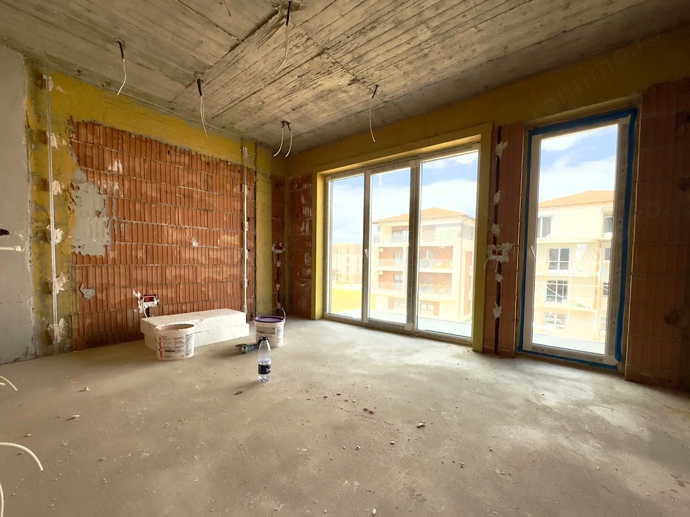 La etajul 1 in braytim apartament cu 2 camere in bloc NOU !