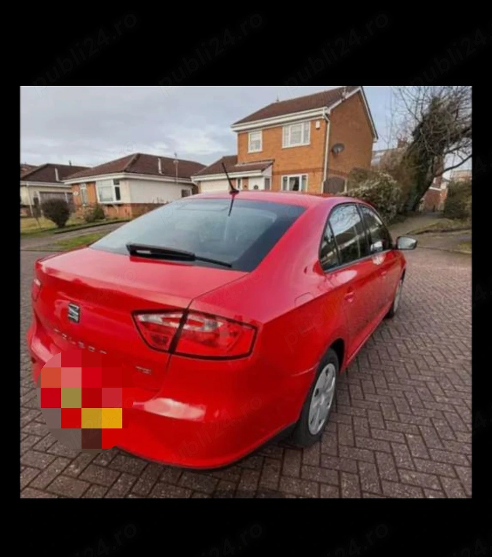Bara spate cu senzori, Seat Toledo 4 (KG3) [Fabr 2012-2018] rosu