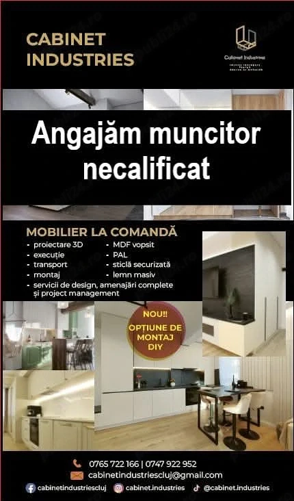 Angajăm personal manipulare mobilier