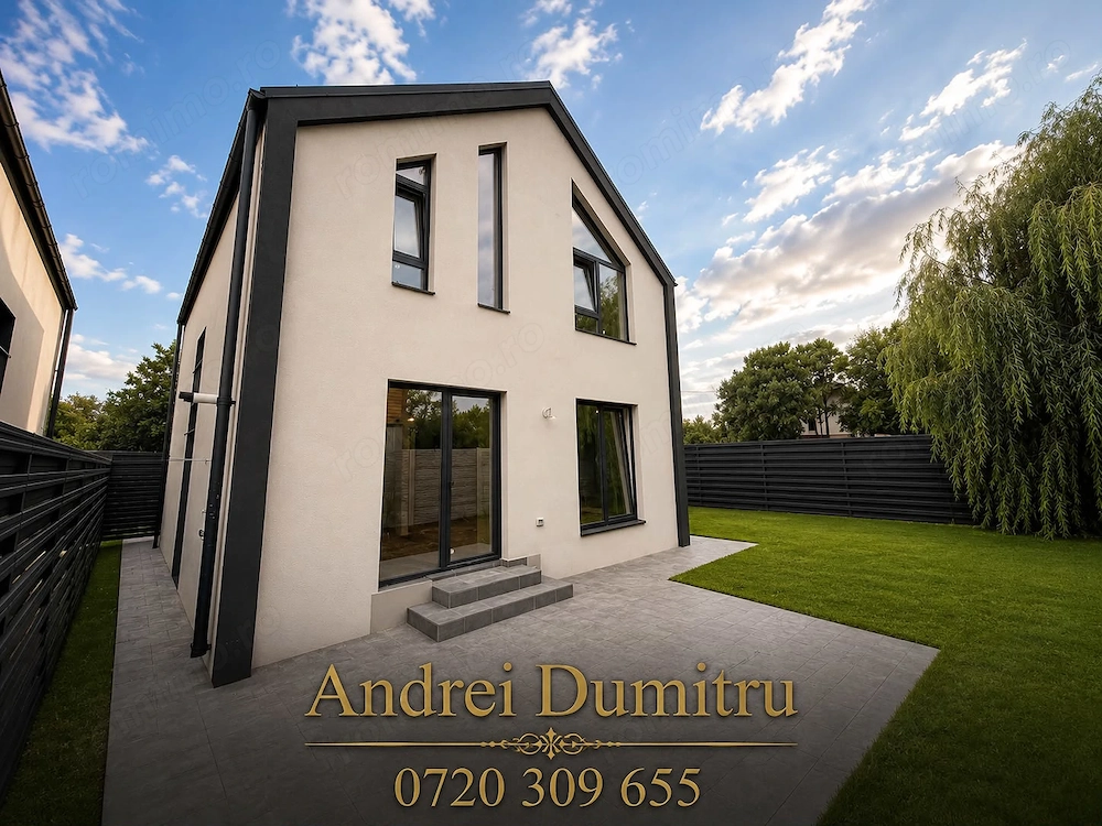 Casă P+M 4 camere, 3 băi și 2 dressinguri | 500 m Bd. 1 Mai | Berceni