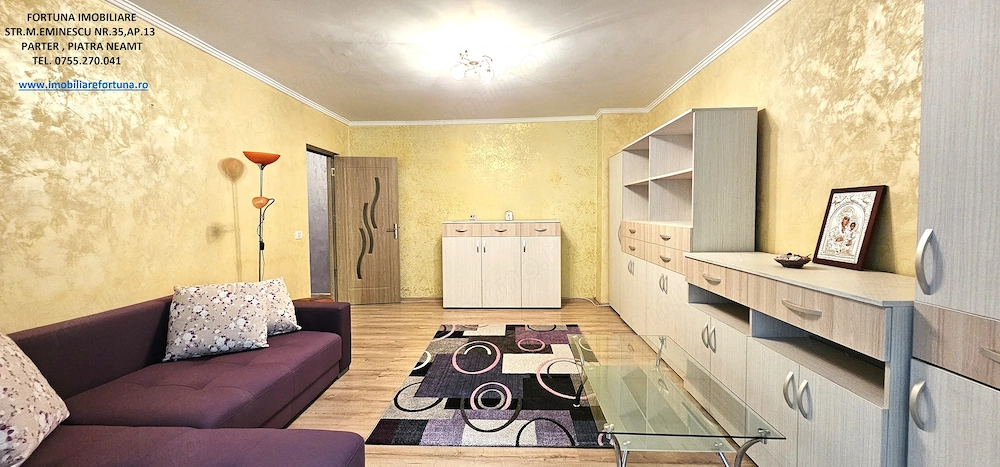 Apartament 1 camera,complet renovat si mobilat,cu loc parcare,etaj 2, zona C-lea Romanului