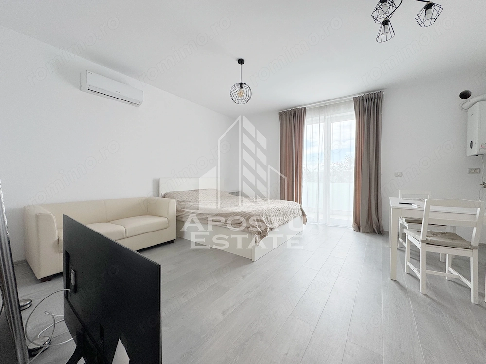 Apartament cu o camera de vanzare, 30mp utili, balcon, zona Lidl Giroc